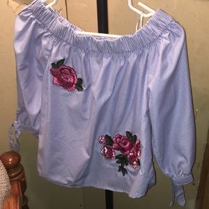 Off the shoulder shirt